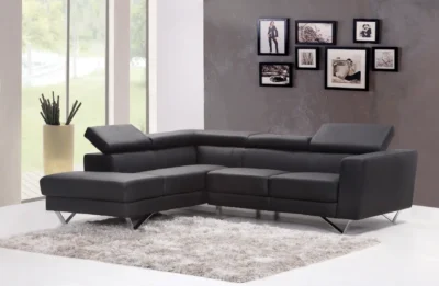 5-Seater Leather Corner Sofa